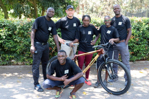 Eker bikes team in Uganda.