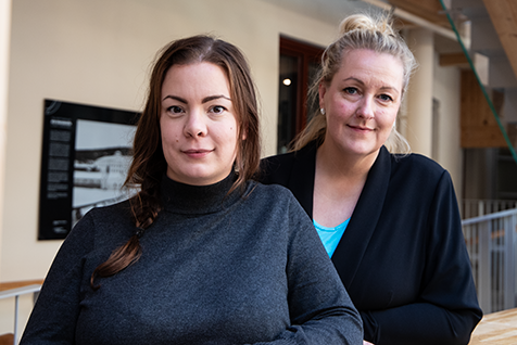 Melinda Persson, grundare och Linda Morén på Diri Safety Solutions.