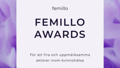 Startupbolaget Femillo lanserar nytt nationellt pris för att hylla personer inom kvinnohälsa.