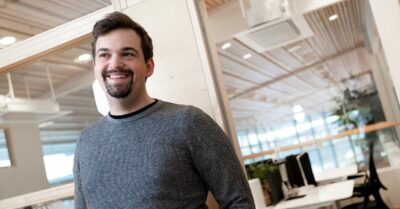 Per Grön är grundaren av startupbolaget Lumiary som ingår i BizMakers inkubatorprogram.