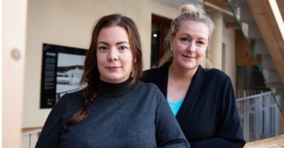 Melinda Persson och Linda Morén har deltagit med startupbolaget DIRI Safety Solutions i BizMakers affärsutvecklingsprogram Forest Business Accelerator 2023.