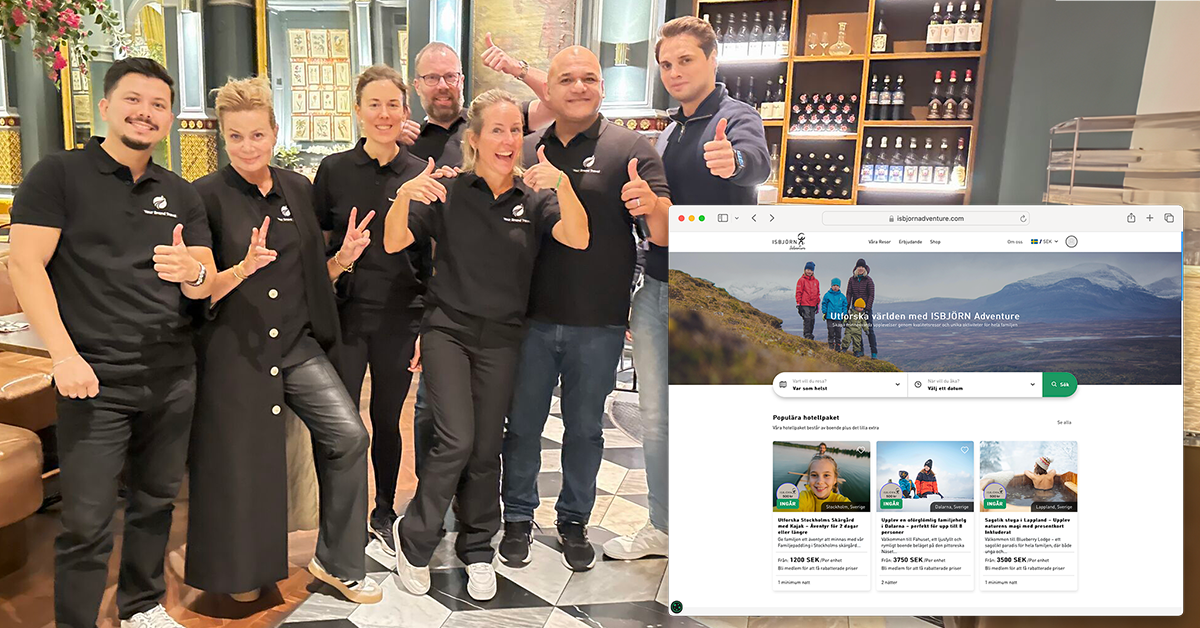 Teamet bakom Your Brand Travel är nöjda över sin första lansering tillsammans med Isbjörn of Sweden.