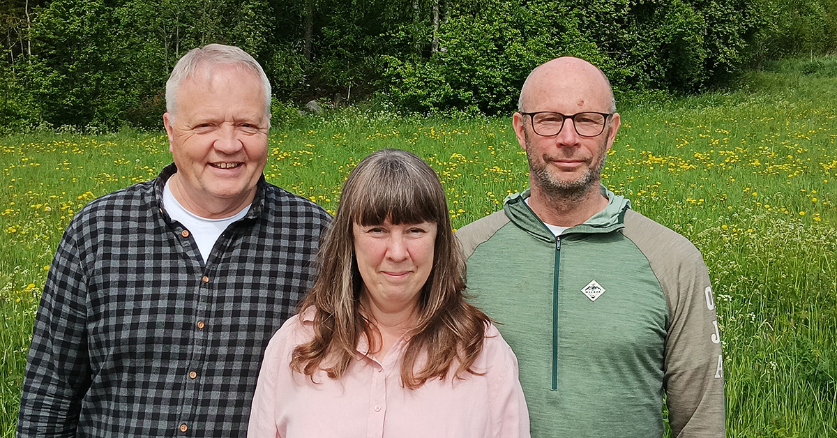 Anders Bosenius, Eva Zwahlen och Bengt Henricson är teamet bakom Scandinavian Woodprinting.