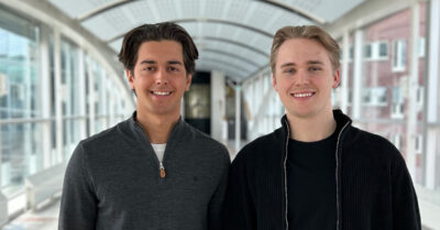 Emil Andersson och Elliot Timander är teamet bakom startupbolaget Registercentralen