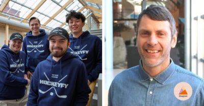 Startupbolaget WS Code med appen Hockeyfy och MODD Sports får investering av Tregion Startup Invest.