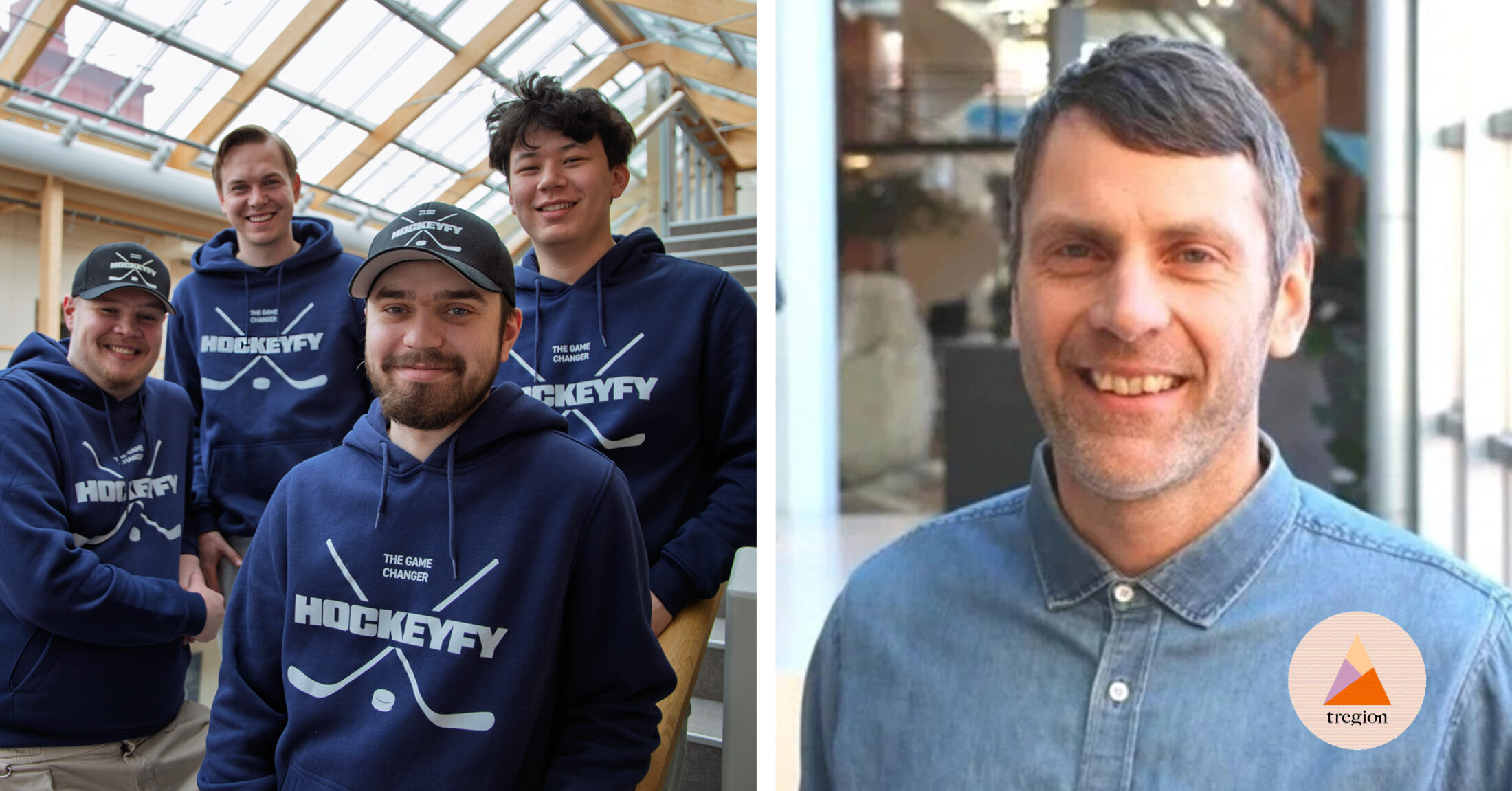 Startupbolaget WS Code med appen Hockeyfy och MODD Sports får investering av Tregion Startup Invest.