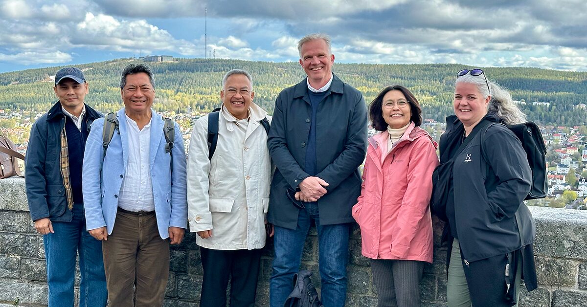 Delegation från Thailand besöker BizMaker i Sundsvall.